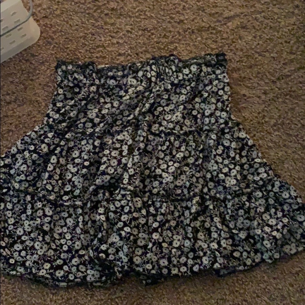floral skirt